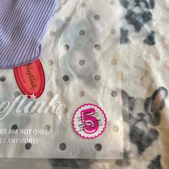 Bow Turtleneck in Violet by Wooflink - SIZE 5 - Picture 4 of 7